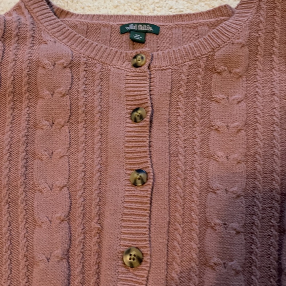 Light Pink Cardigan - Picture 3 of 3